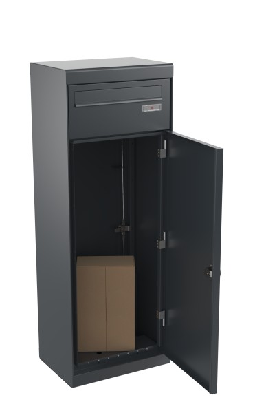 RENZ QUBO L (gerades Dach, Entnahme von hinten), Anthrazit