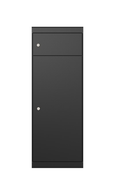 RENZ QUBO L (gerades Dach, Entnahme von hinten), Tiefschwarz