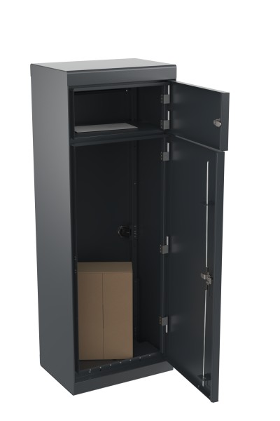 RENZ QUBO L (gerades Dach, Entnahme von hinten), Anthrazit