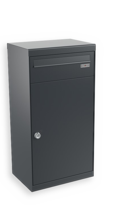 RENZ QUBO XL (gerades Dach, Entnahme von hinten), Anthrazit