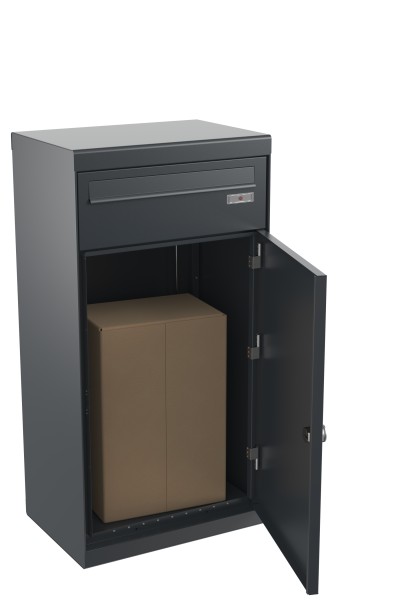 RENZ QUBO XL (gerades Dach, Entnahme von hinten), Anthrazit