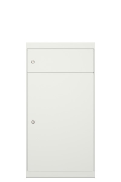 RENZ QUBO XL (gerades Dach, Entnahme von hinten), Verkehrsweiß
