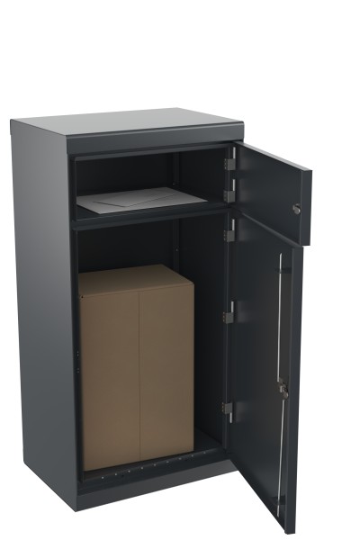RENZ QUBO XL (gerades Dach, Entnahme von hinten), Anthrazit