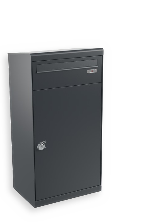 RENZ QUBO XL (schräges Dach, Entnahme von hinten), Anthrazit
