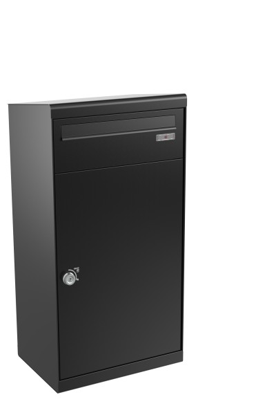 RENZ QUBO XL (schräges Dach, Entnahme von hinten), Tiefschwarz