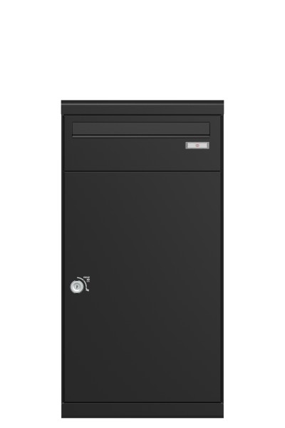RENZ QUBO XL (schräges Dach, Entnahme von hinten), Tiefschwarz
