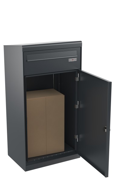 RENZ QUBO XL (schräges Dach, Entnahme von hinten), Anthrazit