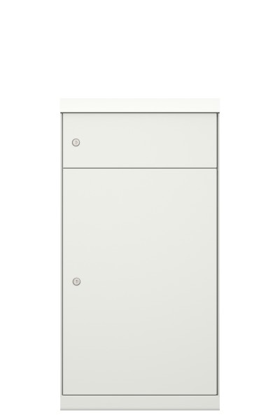 RENZ QUBO XL (schräges Dach, Entnahme von hinten), Verkehrsweiß