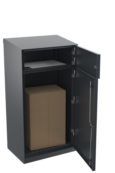 RENZ QUBO XL (schräges Dach, Entnahme von hinten), Anthrazit