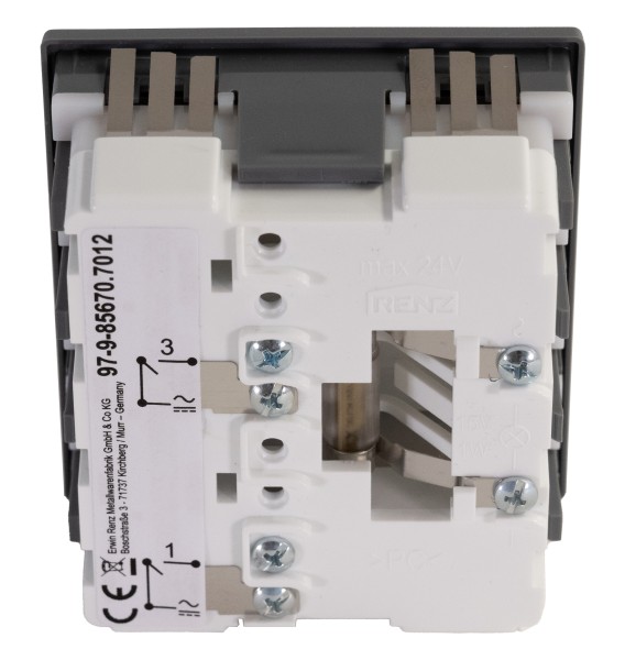 Klingel- und Lichtmodul (1x Licht/1x Klingel) 3. Generation Basaltgrau