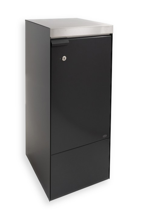 RENZ Skyline Paketkasten Glory Anthrazitgrau (mit Namensschild)