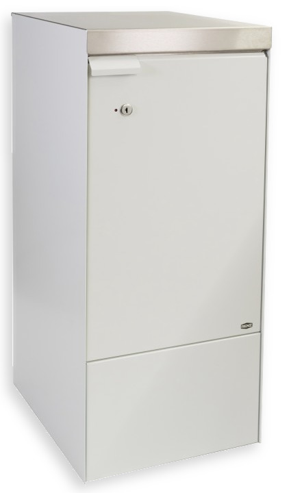 RENZ Skyline Paketkasten Glory Weiß (mit Namensschild)