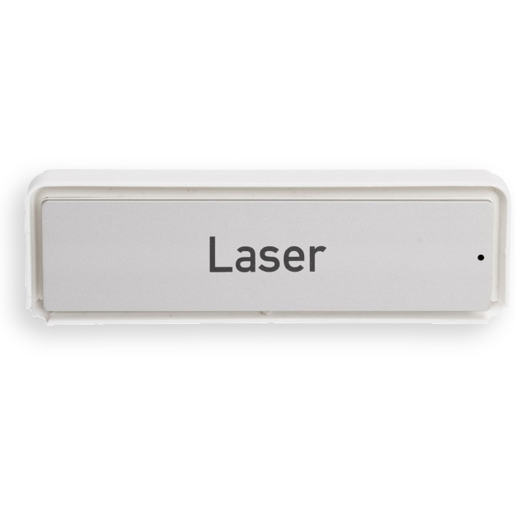 RSA2 ALU Namensschild (mit Gehäuse) mit Laserbeschriftung