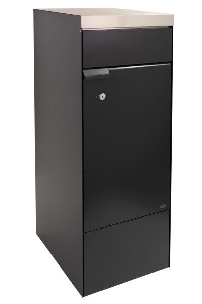 RENZ Skyline Paketbriefkasten Royal Anthrazitgrau (mit Namensschild)