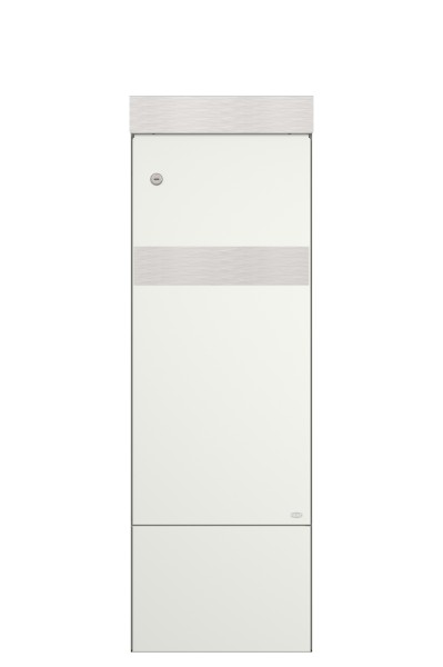 RENZ Skyline Paketkasten Edge Weiß (mit Namensschild)