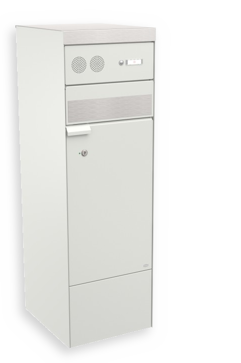 RENZ Skyline Brief-& Paketkasten Empire Weiß (mit Namensschild)