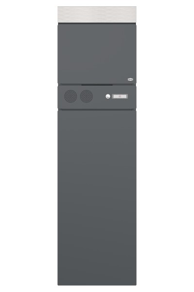 RENZ Skyline Briefkasten Stele Sky Anthrazitgrau