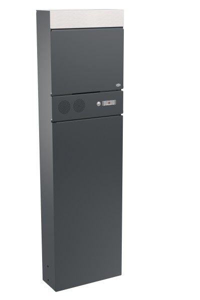 RENZ Skyline Briefkasten Stele Sky Anthrazitgrau