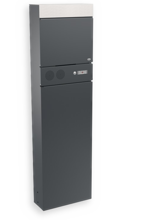 RENZ Skyline Briefkasten Stele Sky Anthrazitgrau