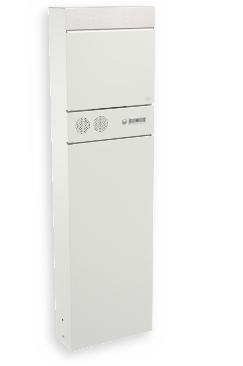 RENZ Skyline Briefkasten Stele Sky Weiß