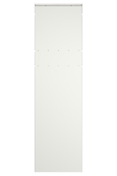 RENZ Skyline Briefkasten Stele Sky Weiß (mit Namensschild)