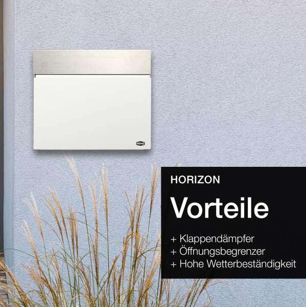RENZ Skyline Briefkasten Horizon Verkehrsweiß