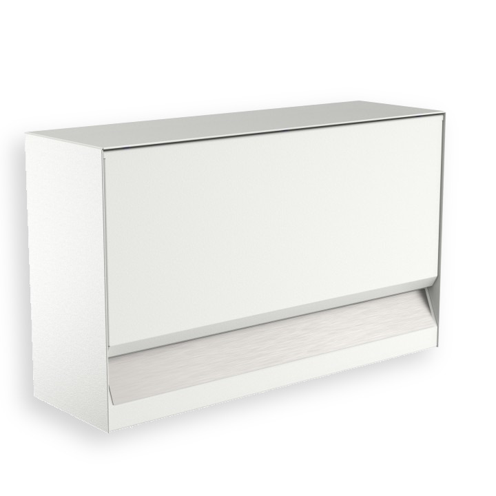 Erweiterung Zeitungsfach Briefkasten Erwin mit Edelstahlschild