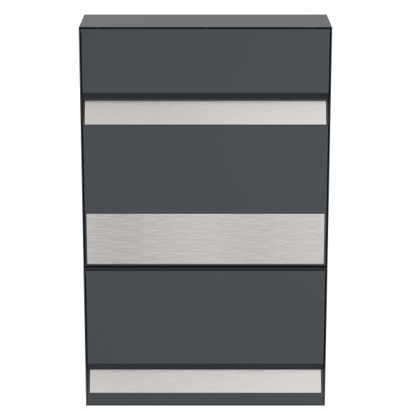 Erweiterung Zeitungsfach Briefkasten Erwin mit Edelstahlschild