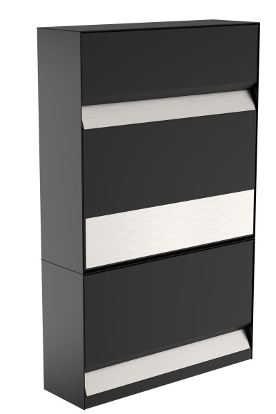 Erweiterung Zeitungsfach Briefkasten Erwin mit Edelstahlschild